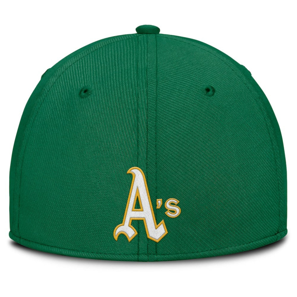 Athletics Nike Rise Swoosh Performance Flex Hat | MLB New