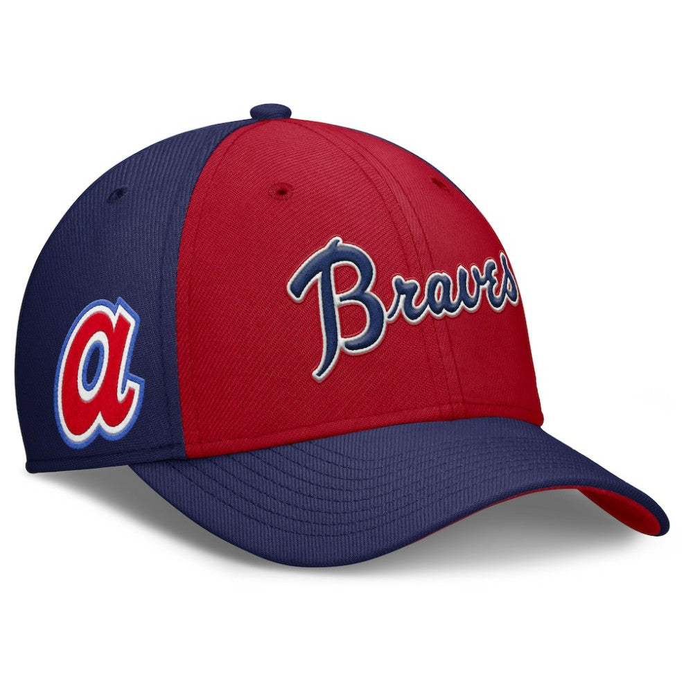 Atlanta Braves Nike Rise Swoosh Performance Flex Hat | MLB Sale
