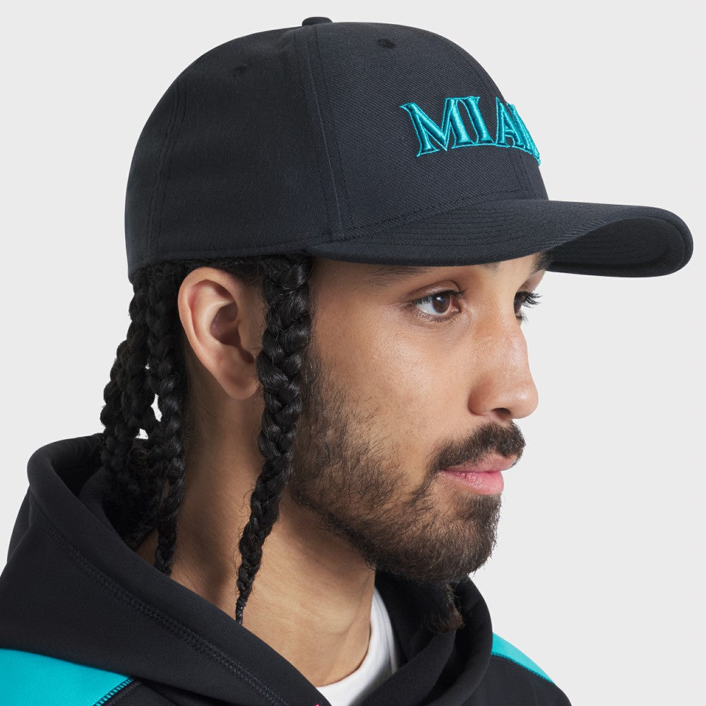 Miami Marlins Nike 2025 City Connect Performance Swoosh Flex Hat | MLB Outlet