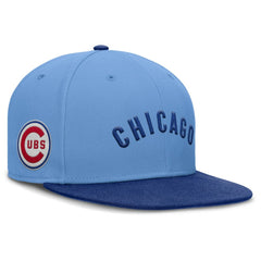 Chicago Cubs Nike Cooperstown Two-Tone Dri-FIT Round Bill True Fitted Hat | MLB Online
