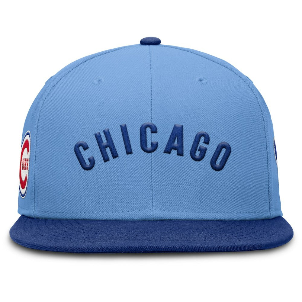 Chicago Cubs Nike Cooperstown Two-Tone Dri-FIT Round Bill True Fitted Hat | MLB Online