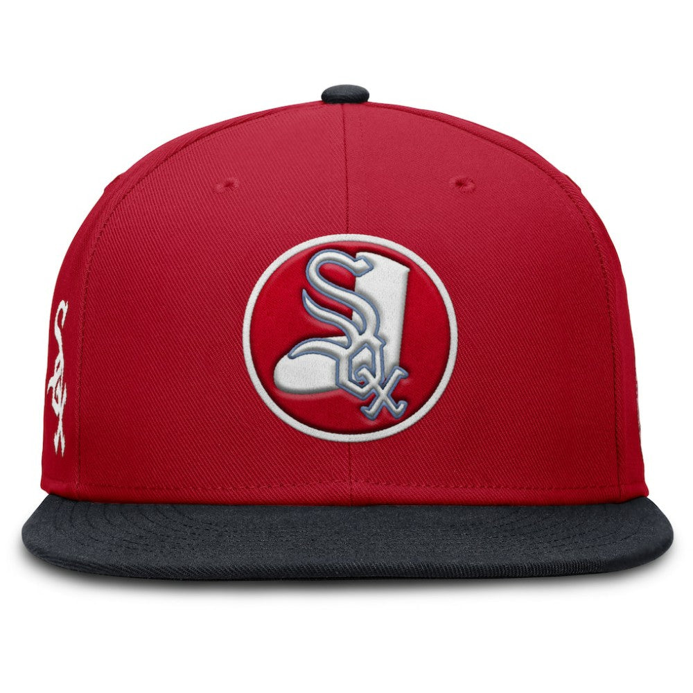 Chicago White Sox Nike Cooperstown Two-Tone Dri-FIT Round Bill True Fitted Hat | MLB Shop