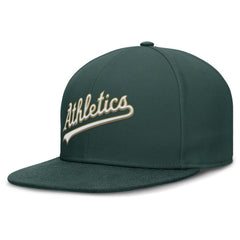 Athletics Nike Wordmark Dri-FIT Round Bill True Fitted Hat | MLB On Sale