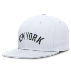 New York Yankees Nike Wordmark Dri-FIT Round Bill True Fitted Hat | MLB New