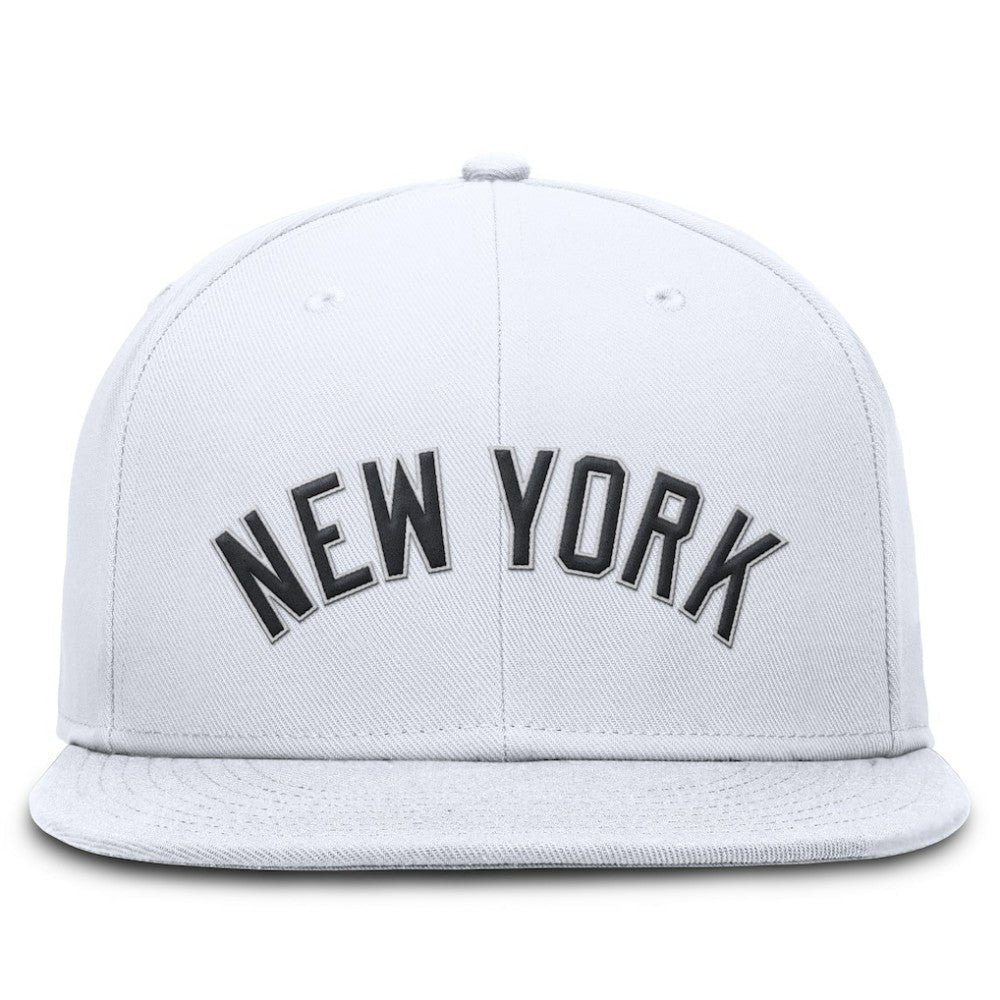 New York Yankees Nike Wordmark Dri-FIT Round Bill True Fitted Hat | MLB New