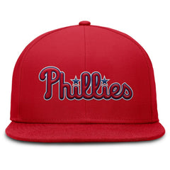 Philadelphia Phillies Nike Wordmark Dri-FIT Round Bill True Fitted Hat | MLB US