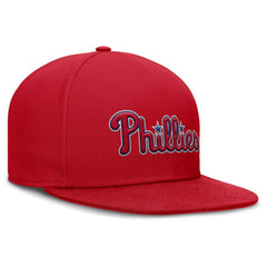Philadelphia Phillies Nike Wordmark Dri-FIT Round Bill True Fitted Hat | MLB US