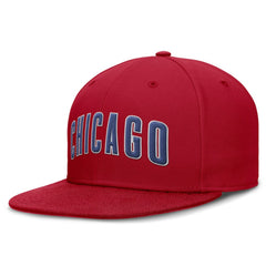 Chicago Cubs Nike Wordmark Dri-FIT Round Bill True Fitted Hat | MLB Discount