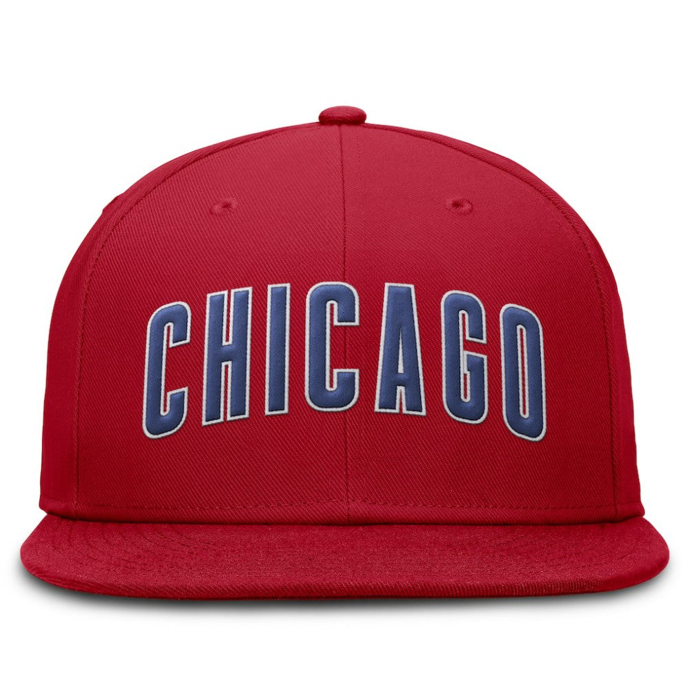 Chicago Cubs Nike Wordmark Dri-FIT Round Bill True Fitted Hat | MLB Discount