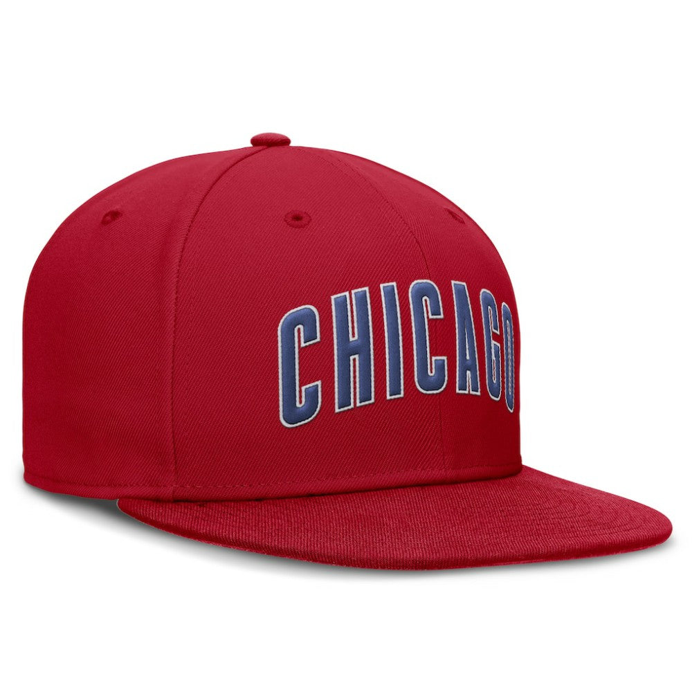 Chicago Cubs Nike Wordmark Dri-FIT Round Bill True Fitted Hat | MLB Discount