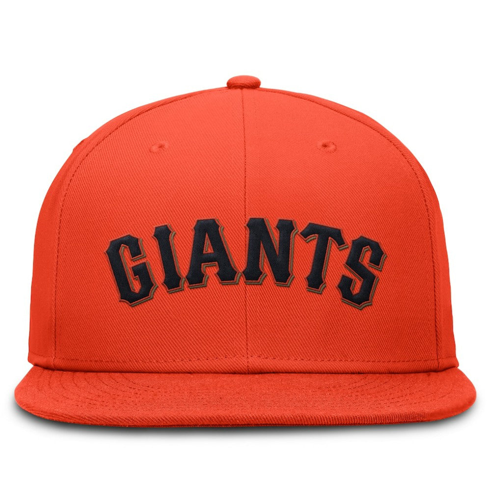 San Francisco Giants Nike Wordmark Dri-FIT Round Bill True Fitted Hat | MLB Discount