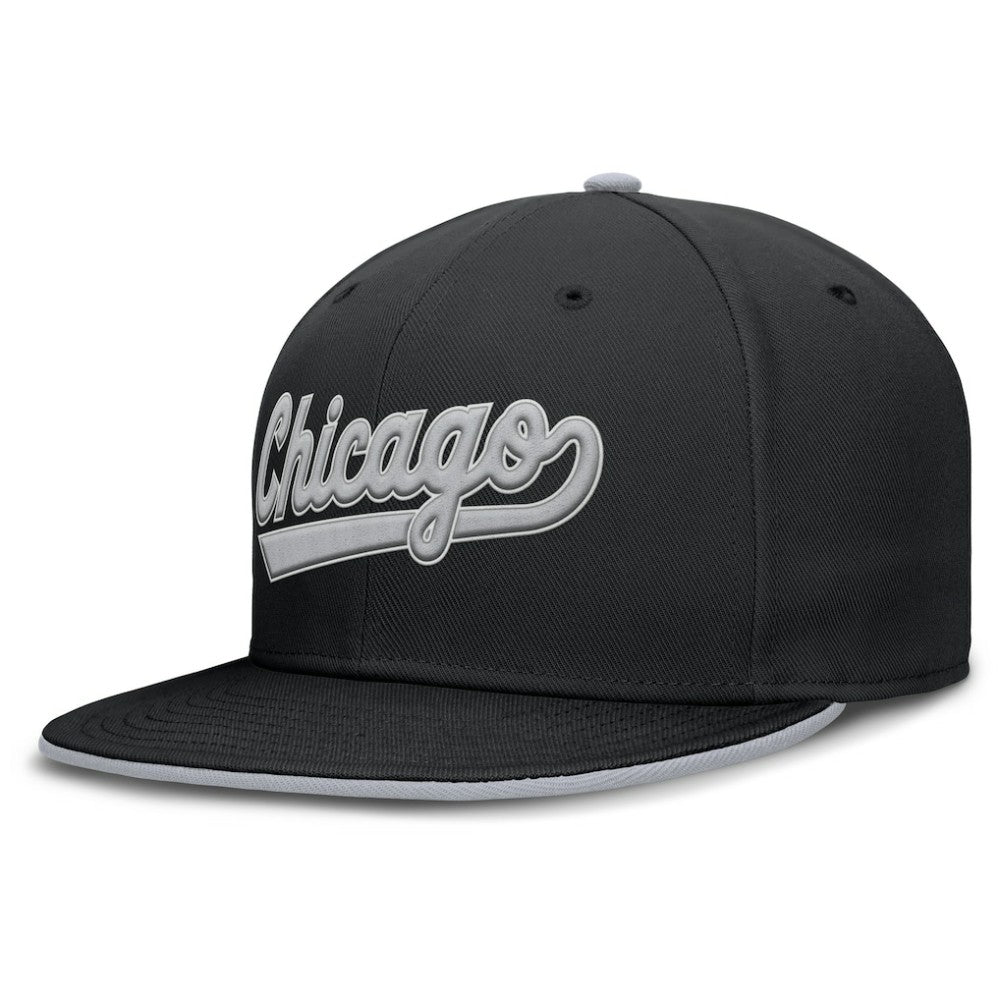 Chicago White Sox Nike Primetime Dri-FIT Round Bill True Fitted Hat | MLB Outlet