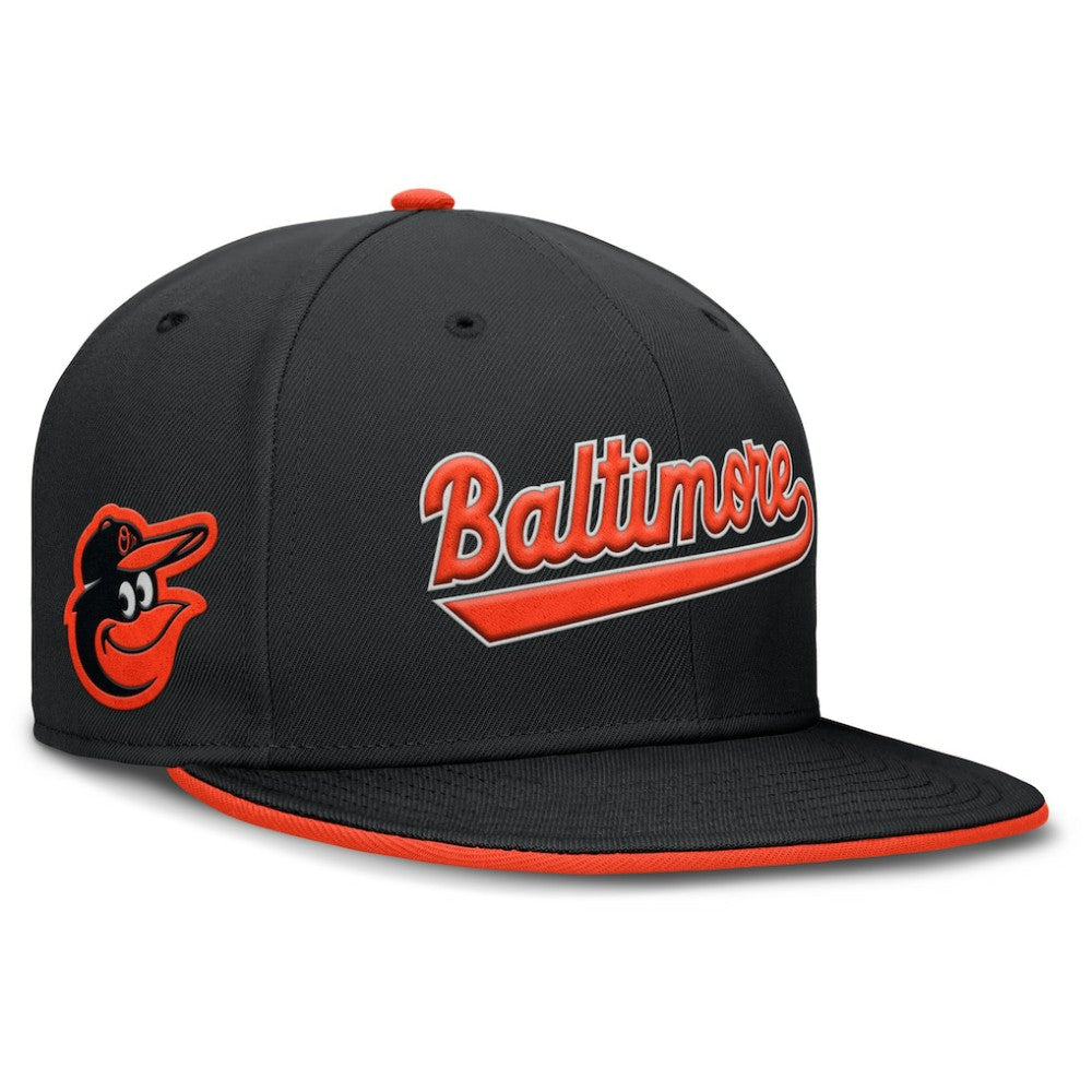 Baltimore Orioles Nike Primetime Dri-FIT Round Bill True Fitted Hat | MLB Discount