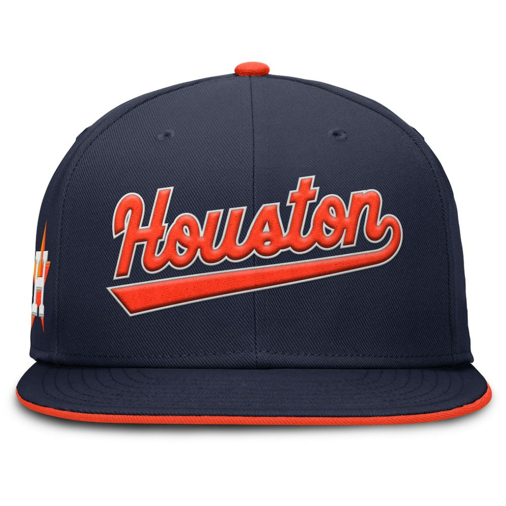 Houston Astros Nike Primetime Dri-FIT Round Bill True Fitted Hat | MLB Shop