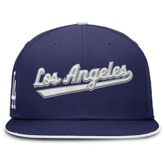 Los Angeles Dodgers Nike Primetime Dri-FIT Round Bill True Fitted Hat | MLB Sale