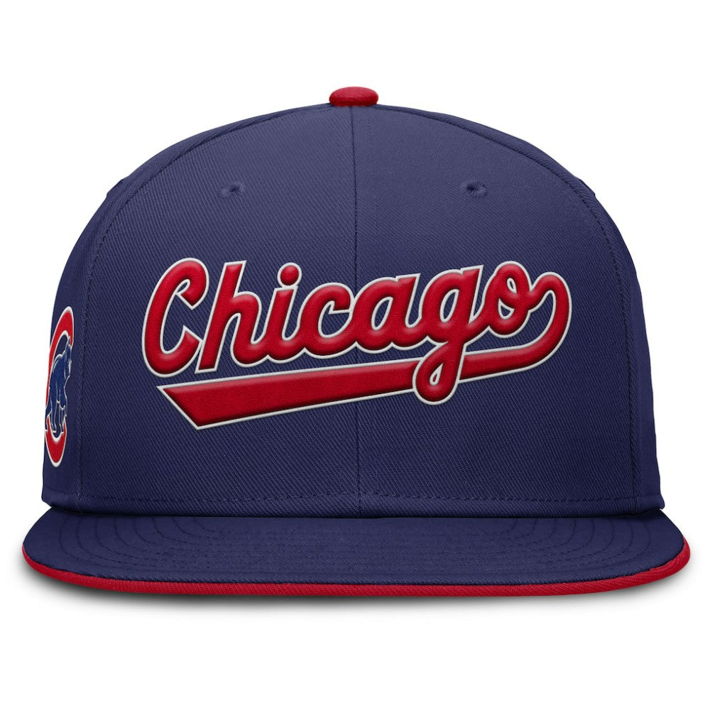 Chicago Cubs Nike Primetime Dri-FIT Round Bill True Fitted Hat | MLB Discount