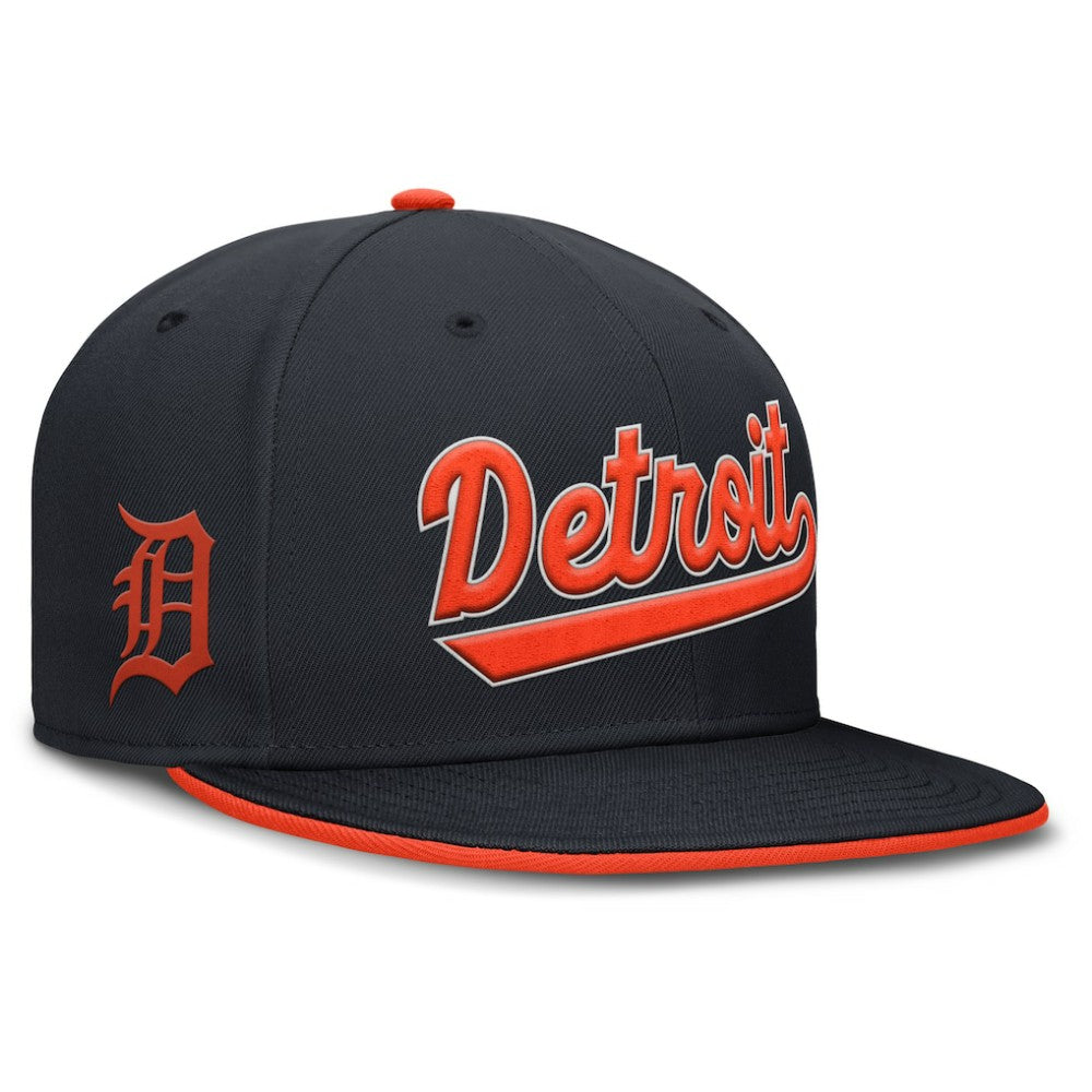 Detroit Tigers Nike Primetime Dri-FIT Round Bill True Fitted Hat | MLB Shop