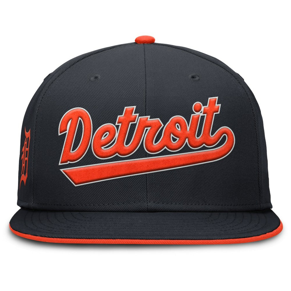 Detroit Tigers Nike Primetime Dri-FIT Round Bill True Fitted Hat | MLB Shop