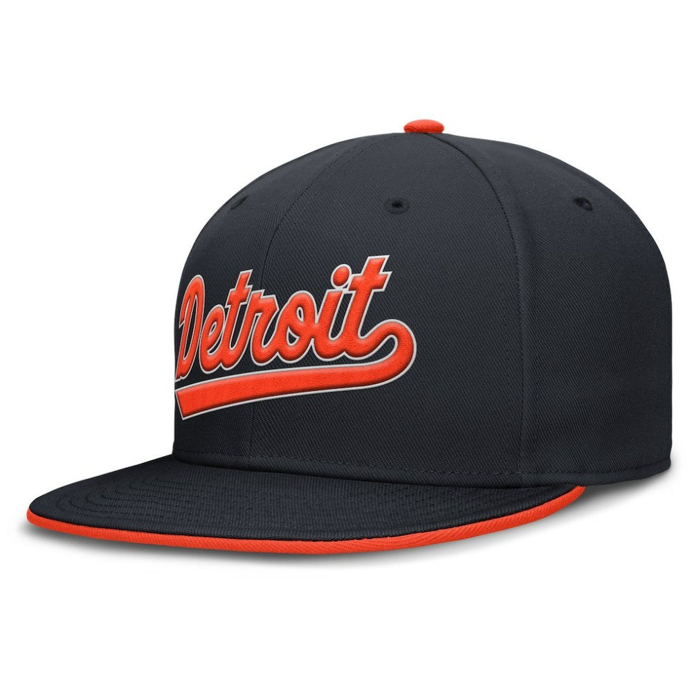 Detroit Tigers Nike Primetime Dri-FIT Round Bill True Fitted Hat | MLB Shop