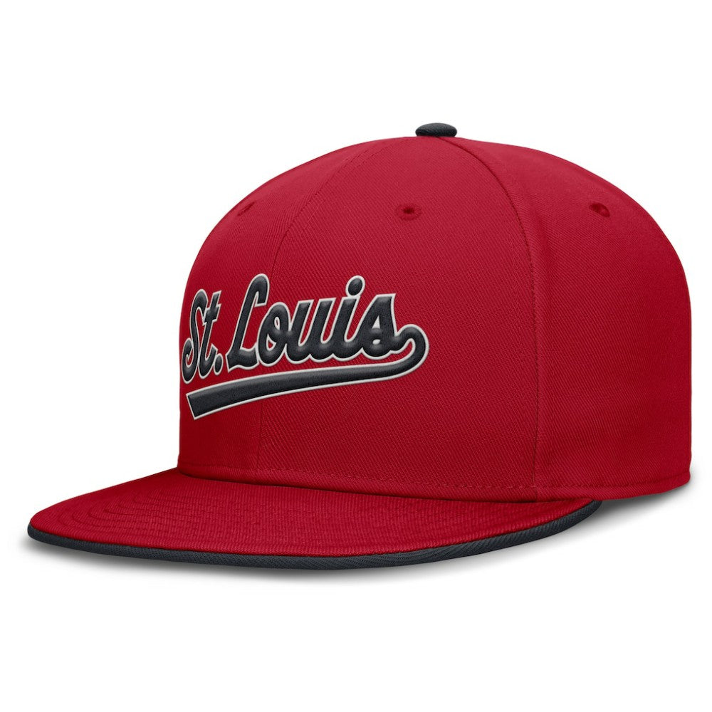 St. Louis Cardinals Nike Primetime Dri-FIT Round Bill True Fitted Hat | MLB Sale