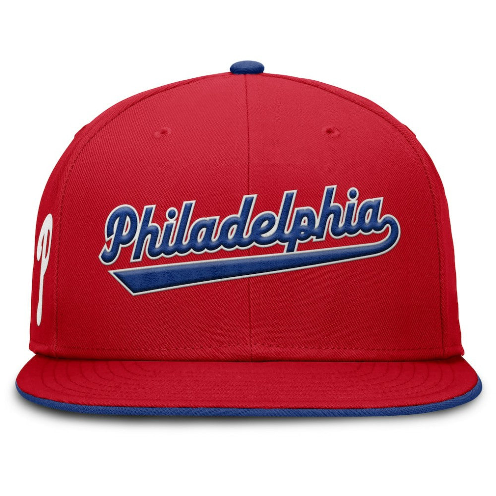 Philadelphia Phillies Nike Primetime Dri-FIT Round Bill True Fitted Hat | MLB Sale