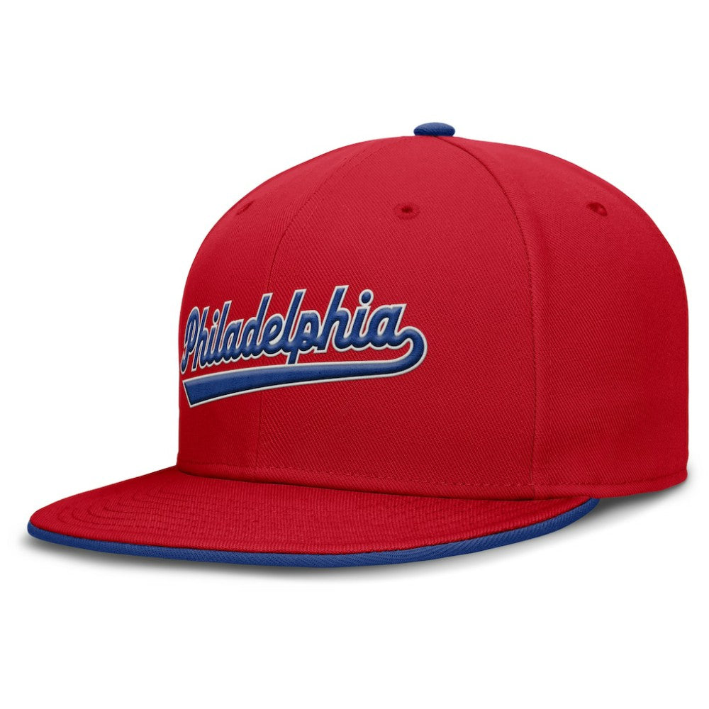 Philadelphia Phillies Nike Primetime Dri-FIT Round Bill True Fitted Hat | MLB Sale