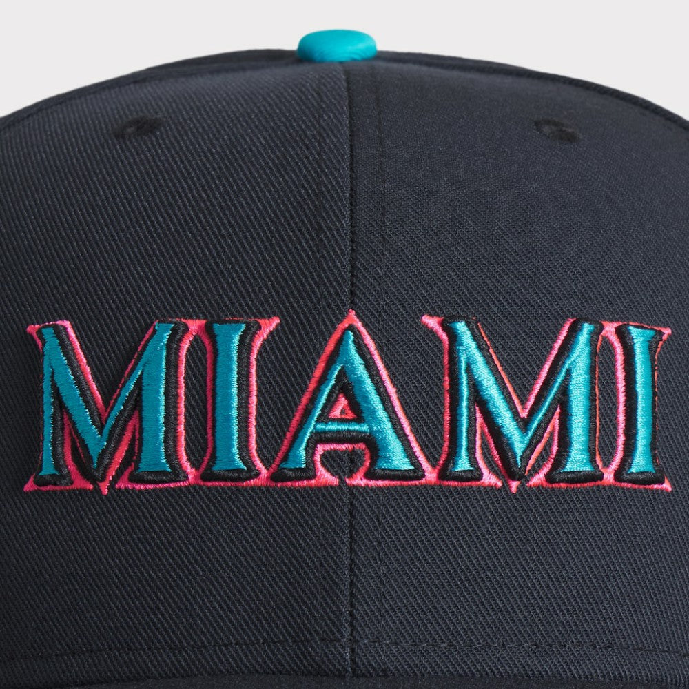 Miami Marlins Nike 2025 City Connect Performance Fitted Hat | MLB US