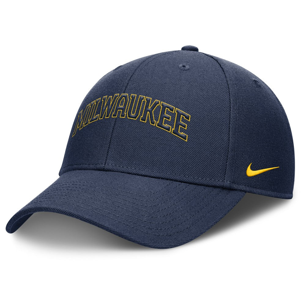 Milwaukee Brewers Nike Rise Gaberdine Adjustable Hat | MLB On Sale