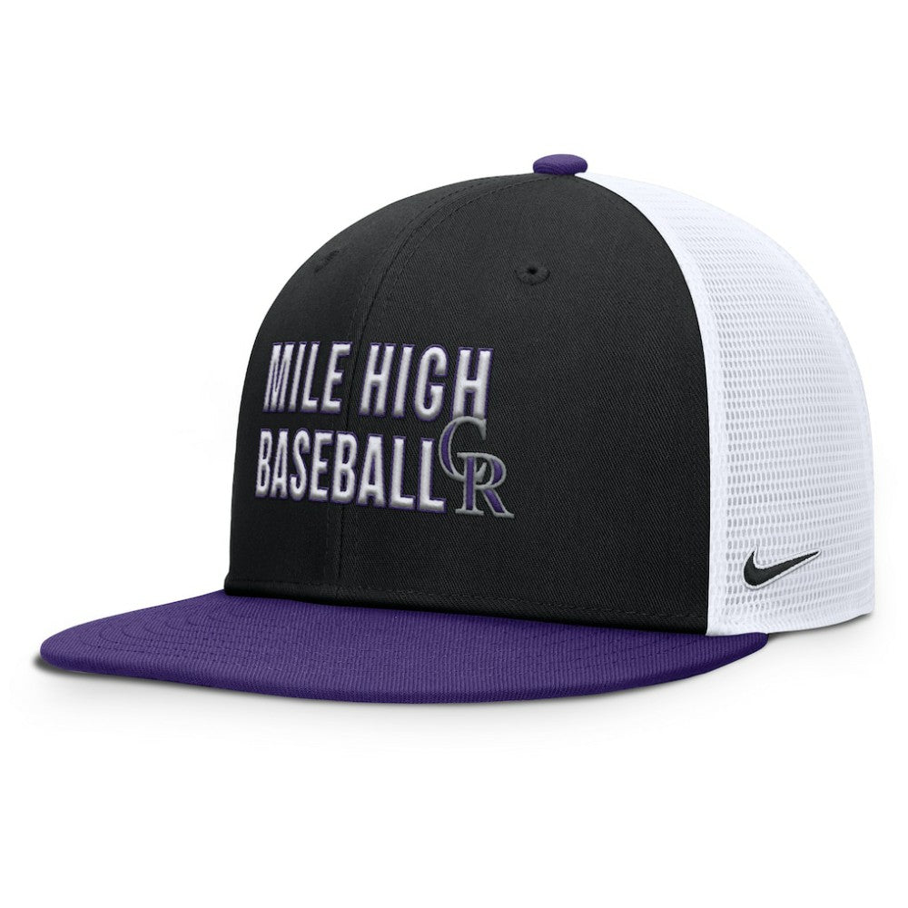 Colorado Rockies Nike Pro Trucker Snapback Hat | MLB For sale