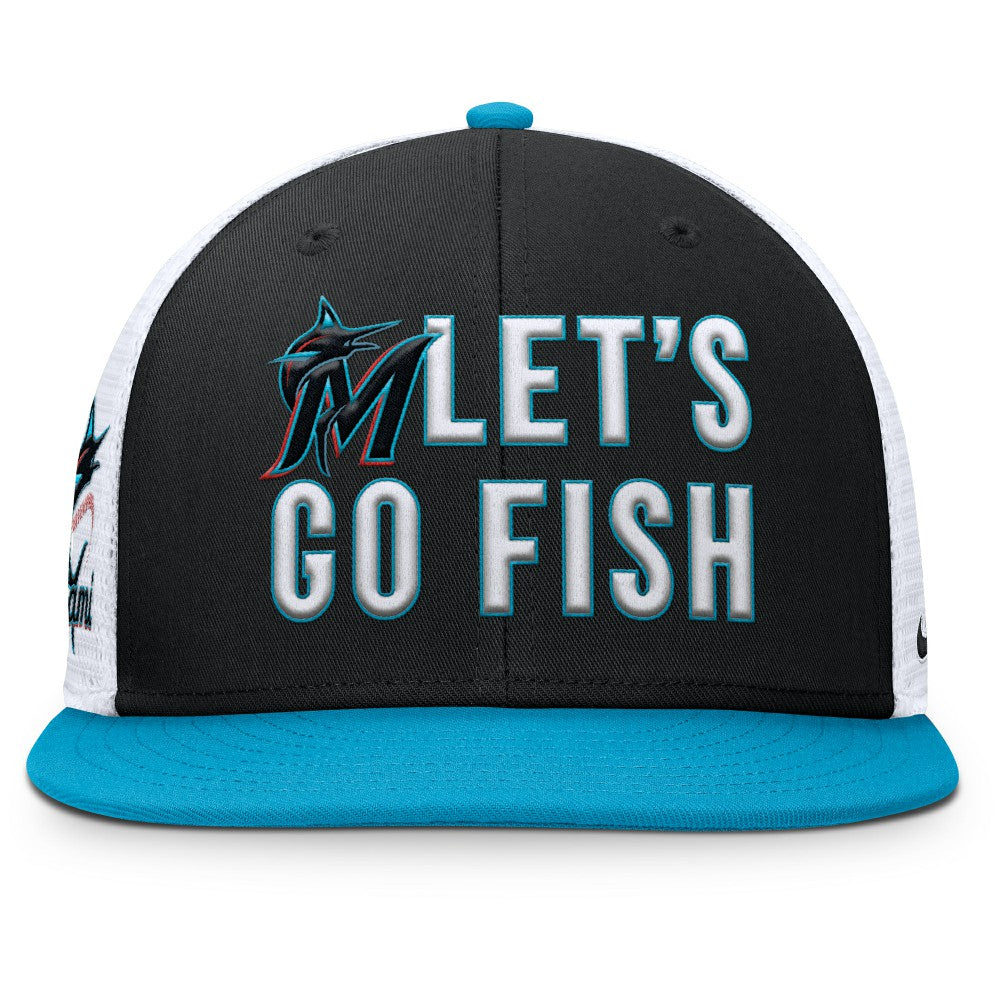 Miami Marlins Nike Pro Performance Trucker Snapback Hat | MLB Discount