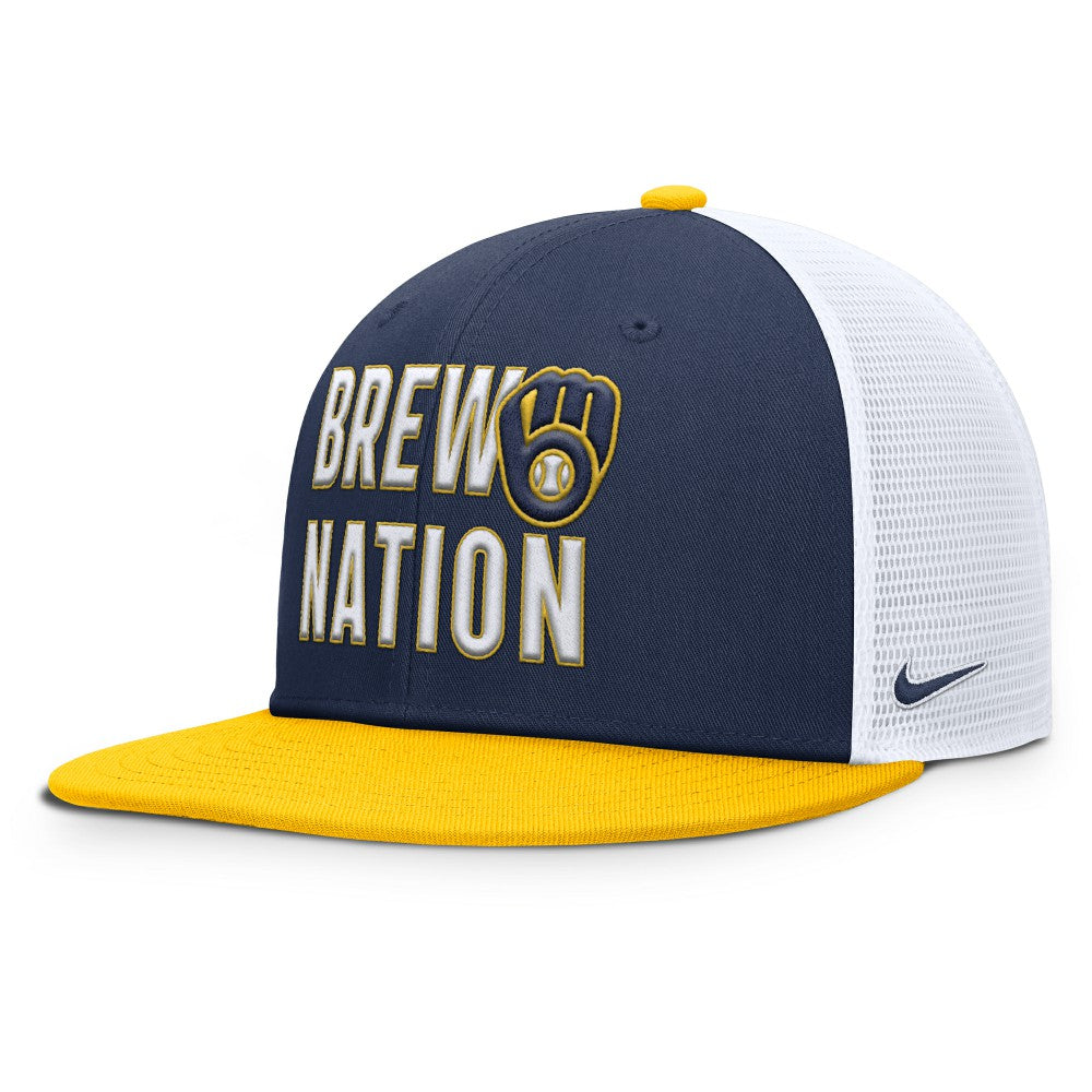 Milwaukee Brewers Nike Pro Trucker Snapback Hat | MLB US