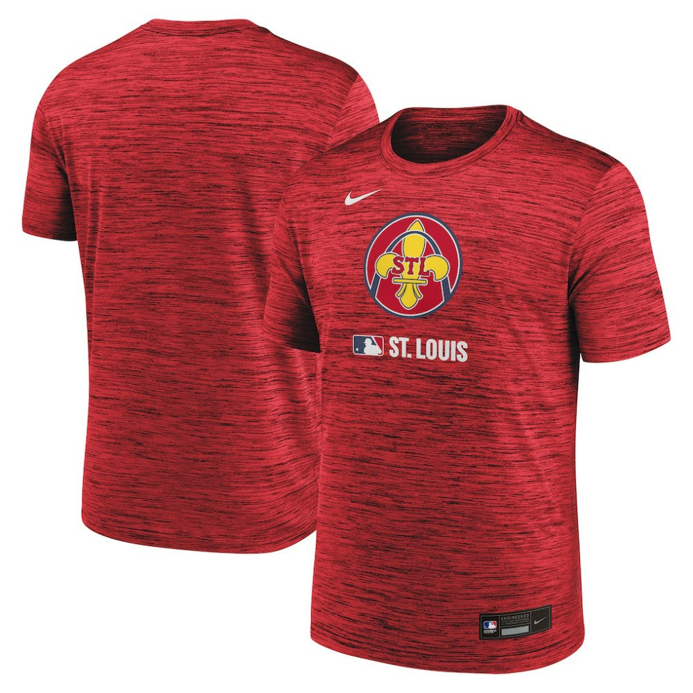 St. Louis Cardinals Nike Authentic Collection City Connect Velocity Dri-FIT T-Shirt | MLB Discount