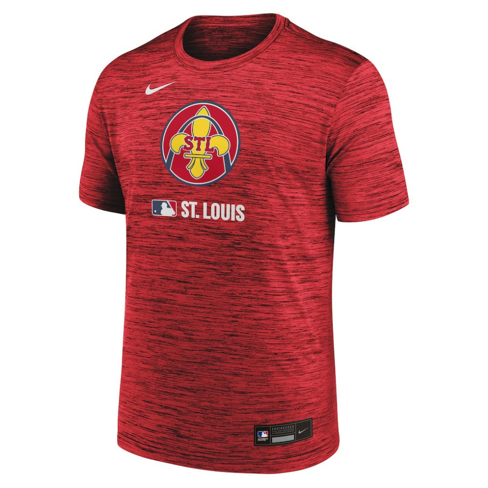 St. Louis Cardinals Nike Authentic Collection City Connect Velocity Dri-FIT T-Shirt | MLB Discount