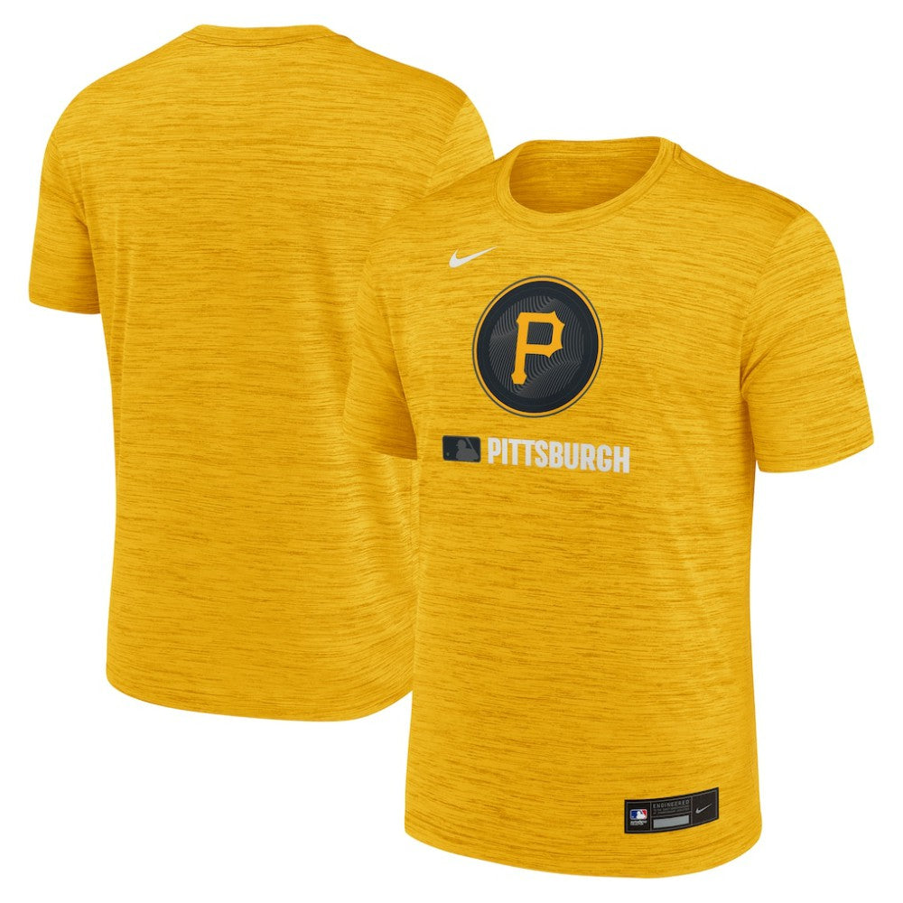Pittsburgh Pirates Nike Authentic Collection City Connect Velocity Dri-FIT T-Shirt | MLB On Sale