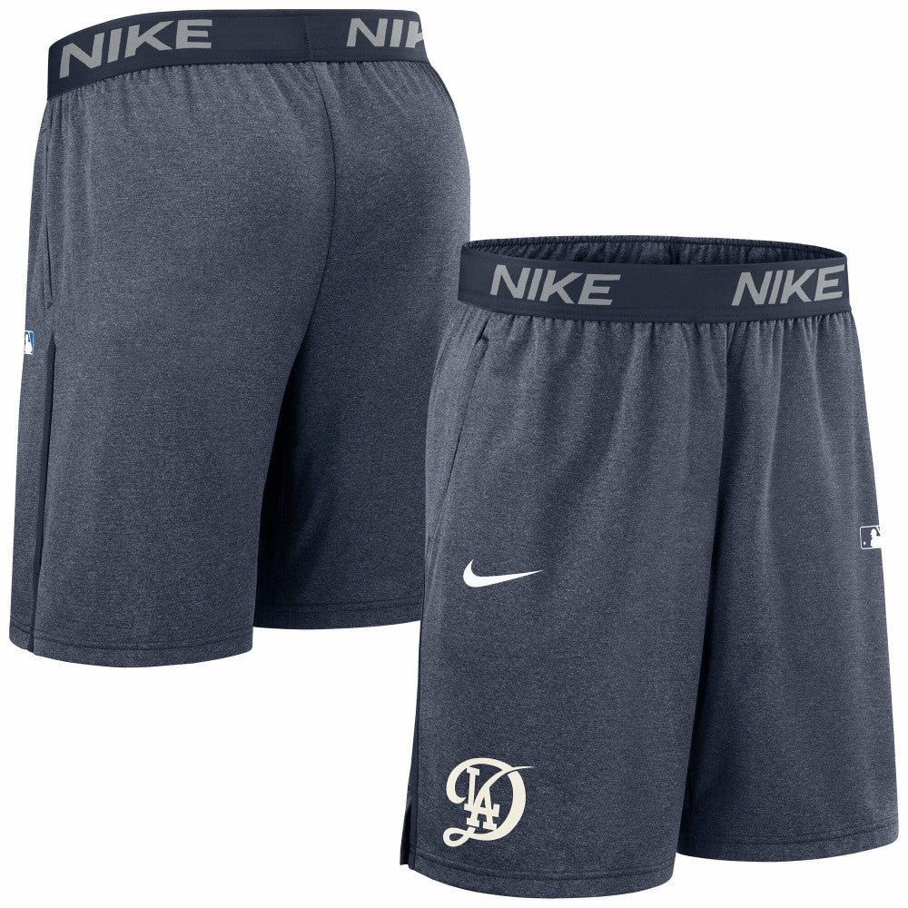 Los Angeles Dodgers Nike Authentic Collection City Connect Performance Knit Shorts | MLB Discount