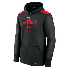 Cincinnati Reds Nike Authentic Collection City Connect Therma Pullover Hoodie | MLB Shop