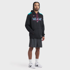 Miami Marlins Nike 2025 City Connect Authentic Collection Therma Pullover Hoodie | MLB On Sale