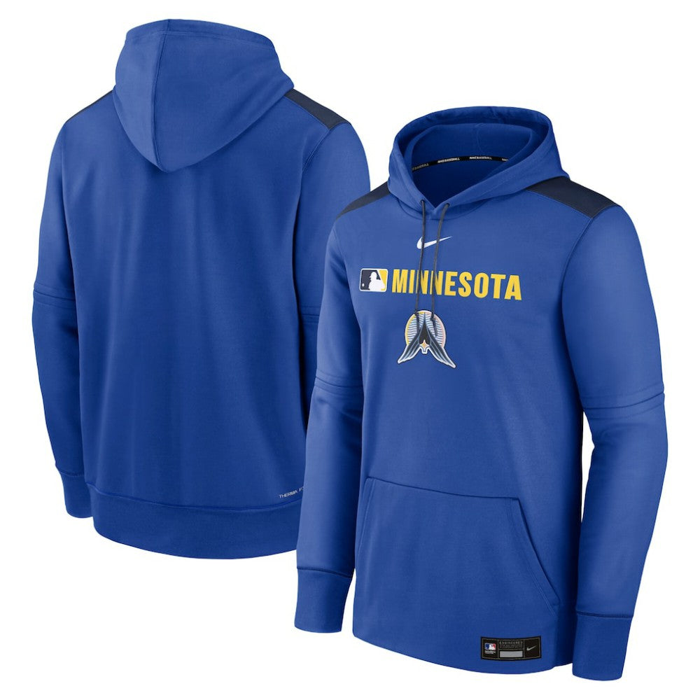 Minnesota Twins Nike Authentic Collection City Connect Therma Pullover Hoodie | MLB Online