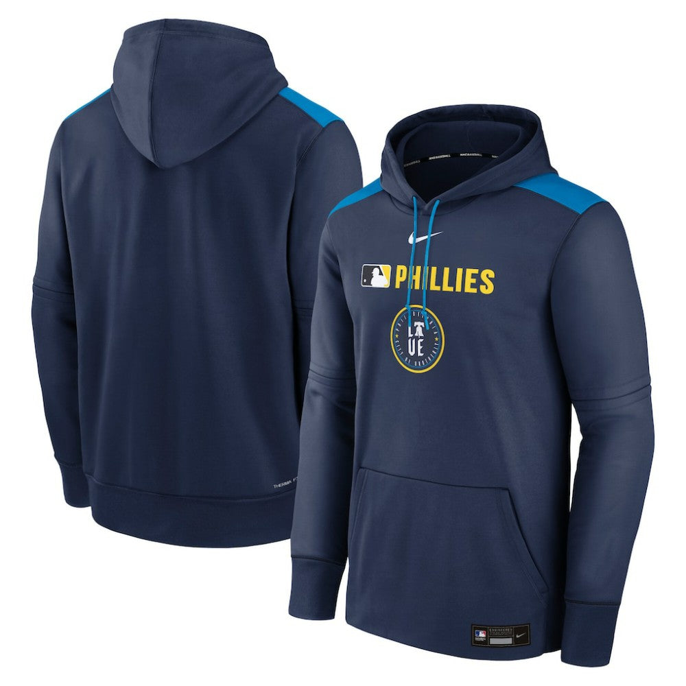 Philadelphia Phillies Nike Authentic Collection City Connect Therma Pullover Hoodie | MLB New