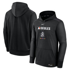 Baltimore Orioles Nike Authentic Collection City Connect Therma Pullover Hoodie | MLB Near me