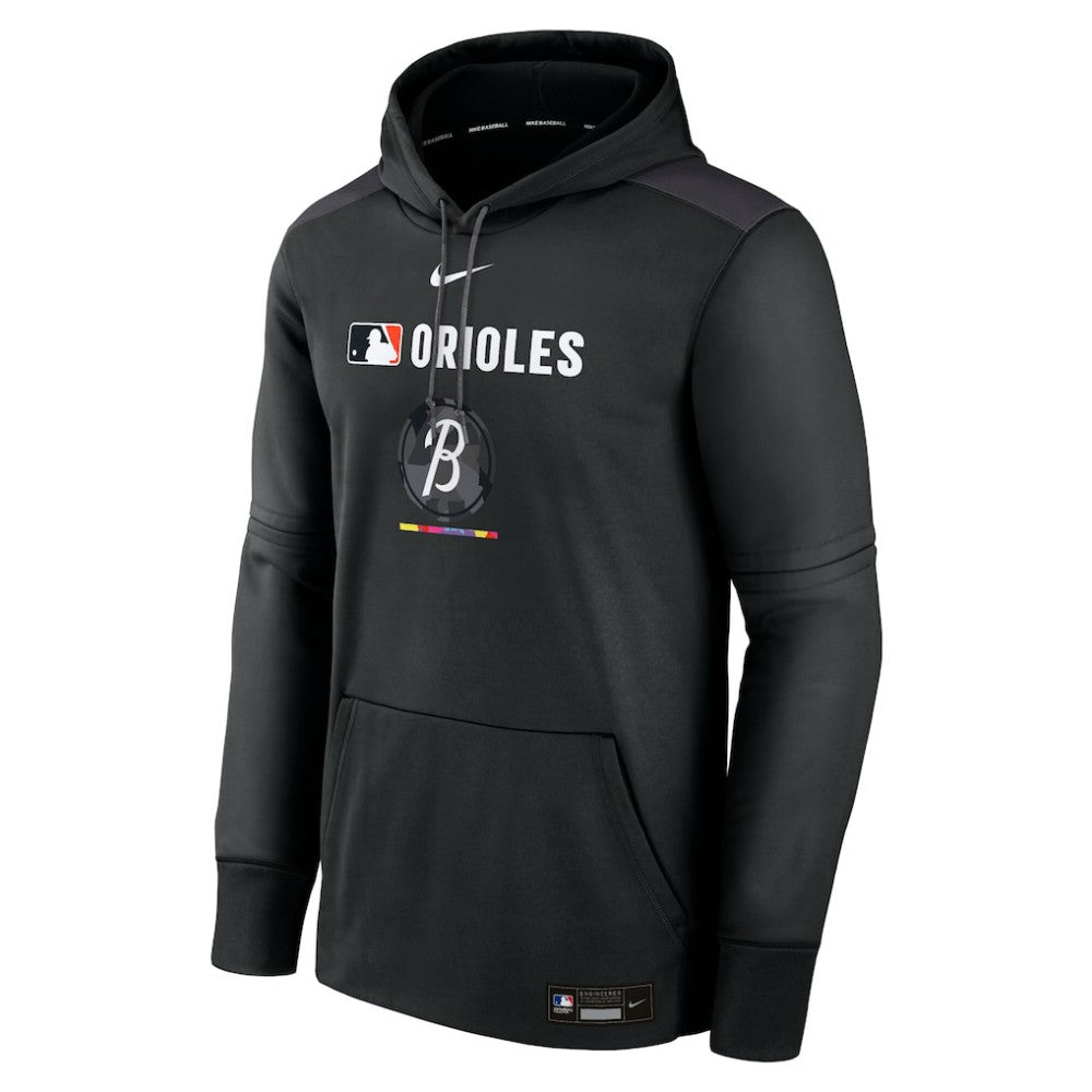 Baltimore Orioles Nike Authentic Collection City Connect Therma Pullover Hoodie | MLB Near me