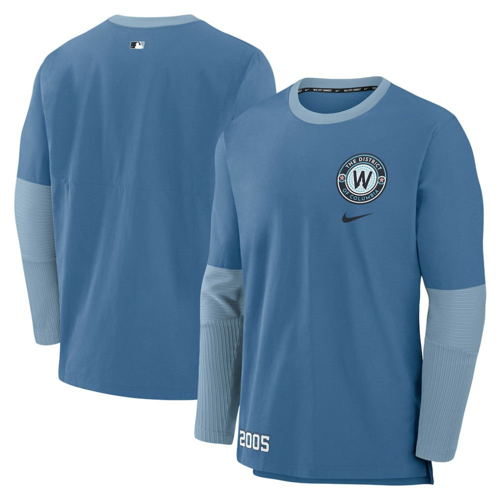 Washington Nationals Nike 2025 City Connect Authentic Collection Player Dri-FIT Lightweight Pullover | MLB For sale