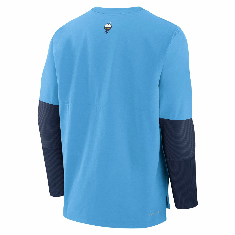 Milwaukee Brewers Nike 2025 City Connect Authentic Collection Player Dri-FIT Lightweight Pullover | MLB Discount