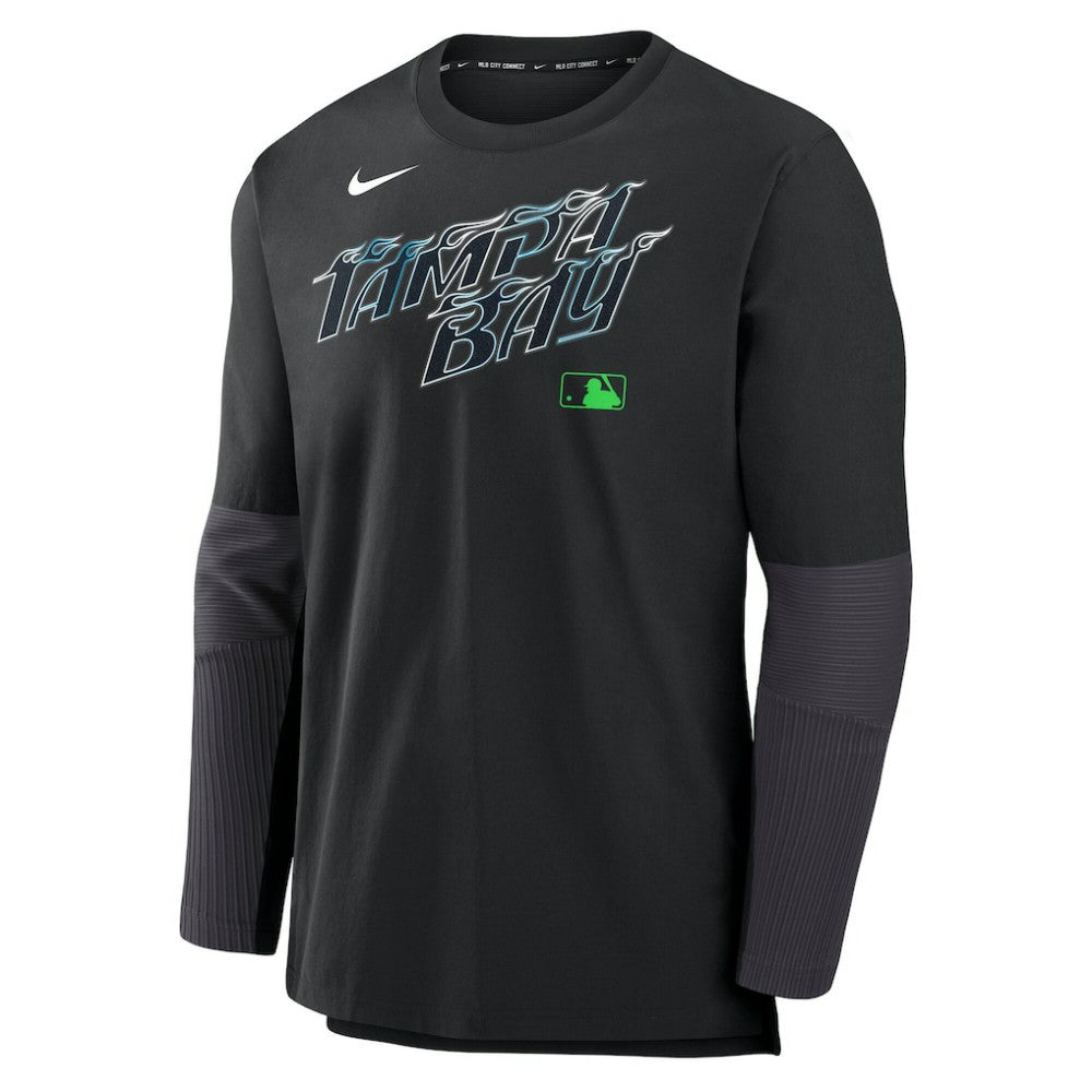 Tampa Bay Rays Nike 2025 City Connect Authentic Collection Player Dri-FIT Lightweight Pullover | MLB Sale
