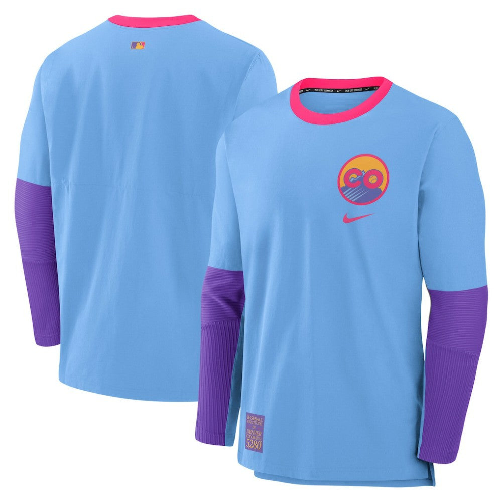 Colorado Rockies Nike 2025 City Connect Authentic Collection Player Dri-FIT Lightweight Pullover | MLB Online