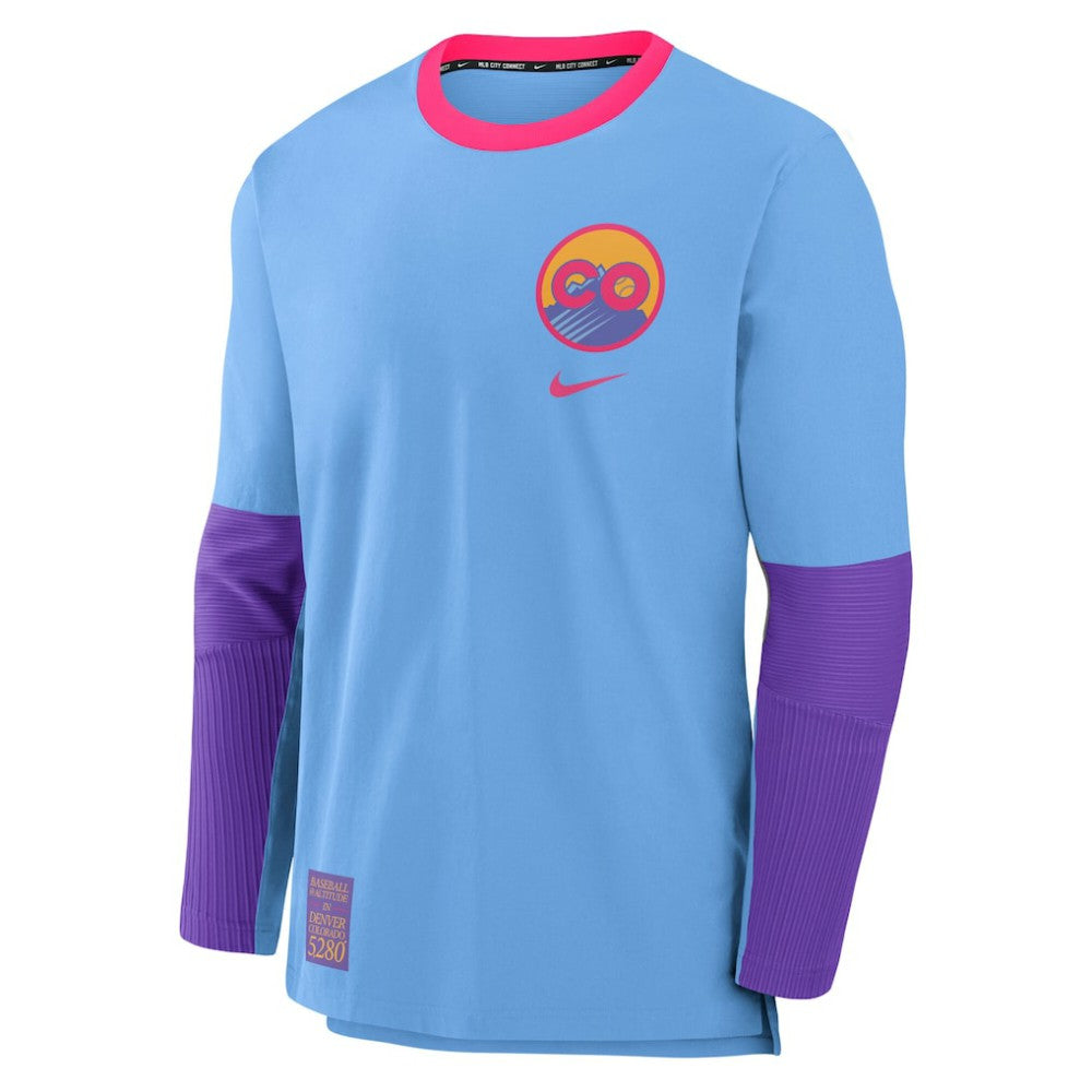 Colorado Rockies Nike 2025 City Connect Authentic Collection Player Dri-FIT Lightweight Pullover | MLB Online