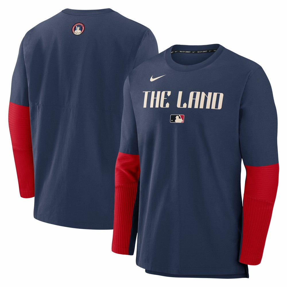 Cleveland Guardians Nike 2025 City Connect Authentic Collection Player Dri-FIT Lightweight Pullover | MLB US