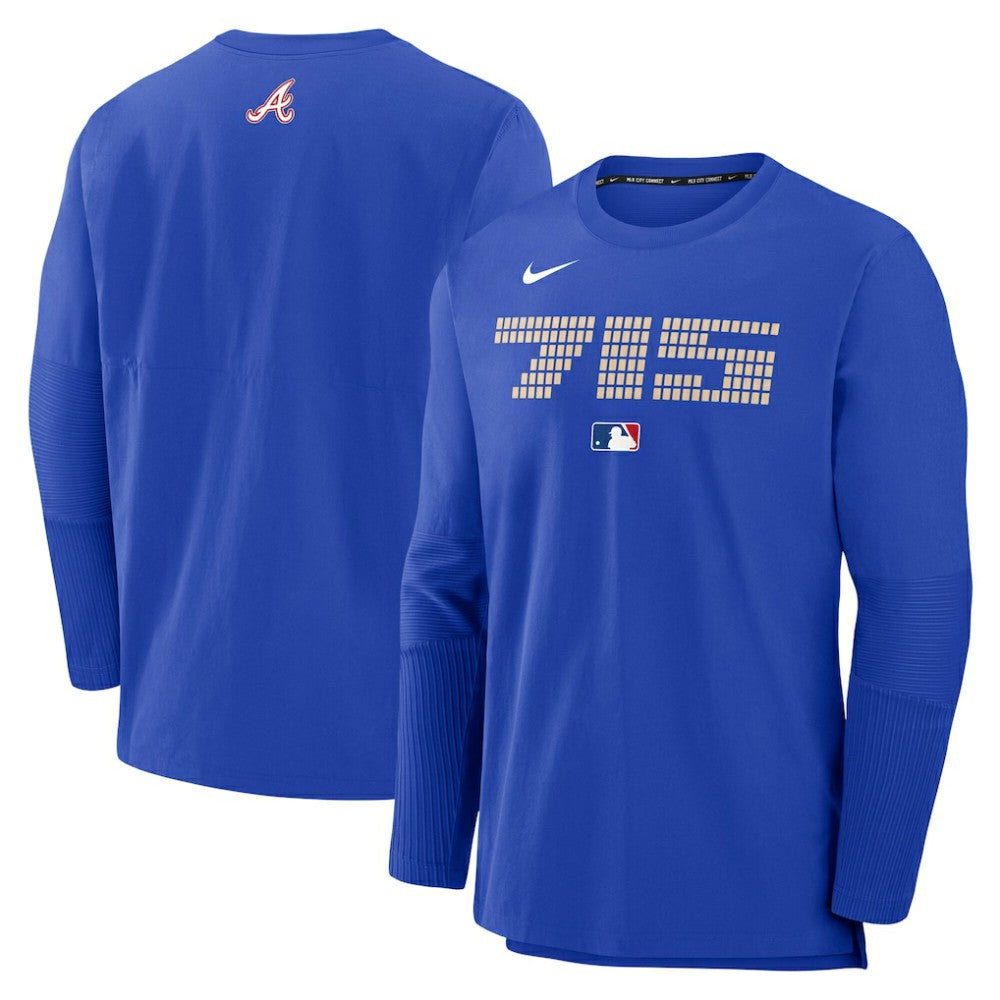 Atlanta Braves Nike 2025 City Connect Authentic Collection Player Dri-FIT Lightweight Pullover | MLB Outlet