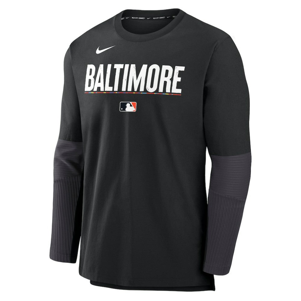 Baltimore Orioles Nike 2025 City Connect Authentic Collection Player Dri-FIT Lightweight Pullover | MLB Shop