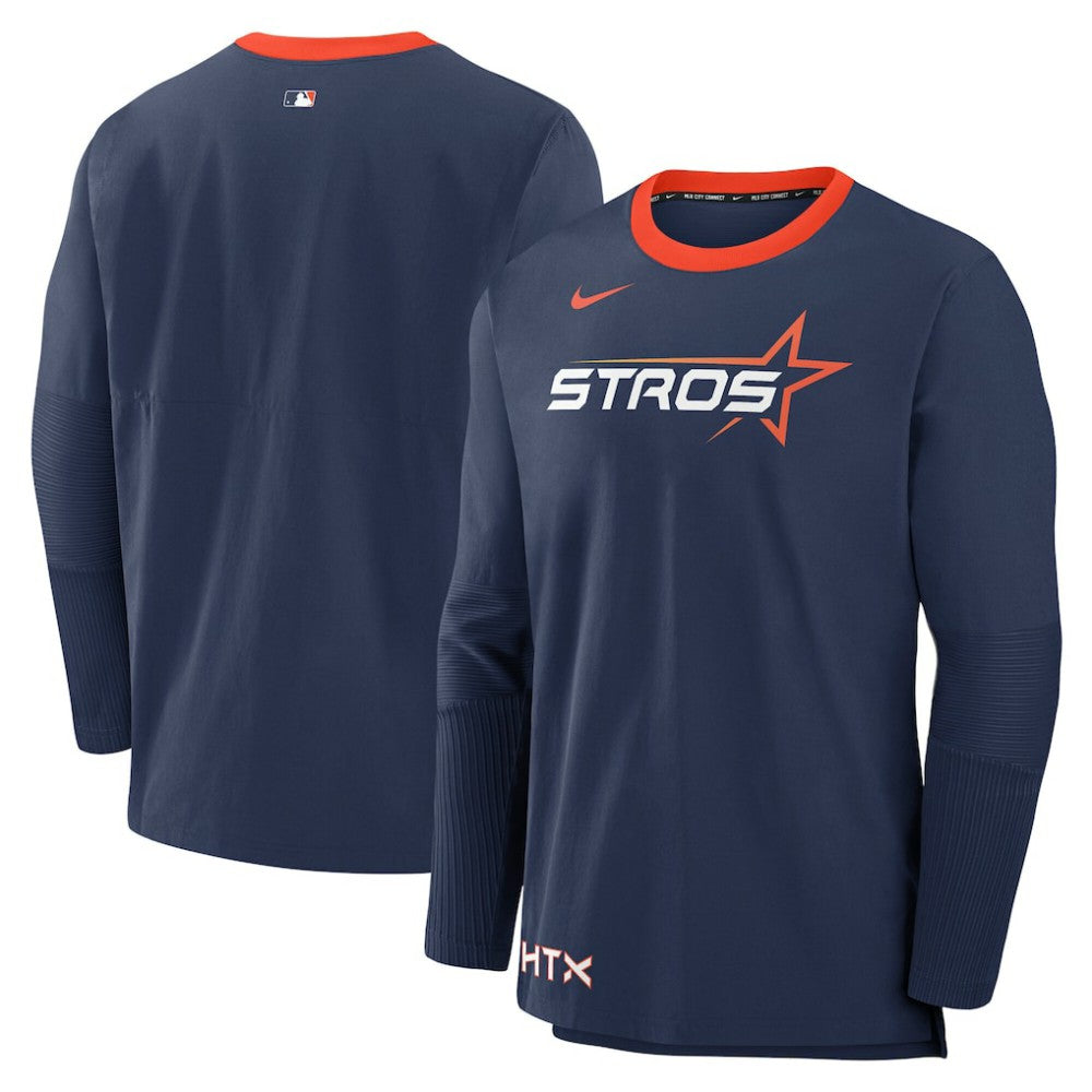 Houston Astros Nike 2025 City Connect Authentic Collection Lightweight Player Performance Long Sleeve Top | MLB New